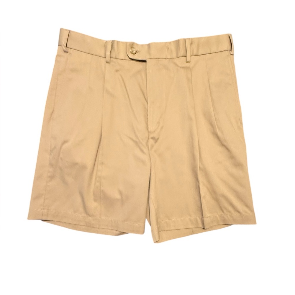 Bobby Jones Players Medium Khaki Golf Chino Shorts Classic Design 36” Waist